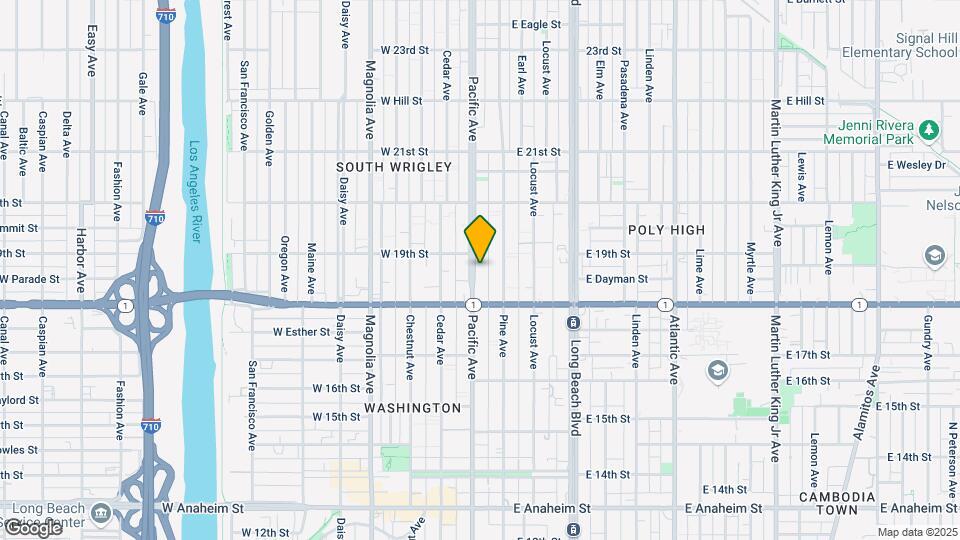 1856 Pacific Ave Map and Location Details