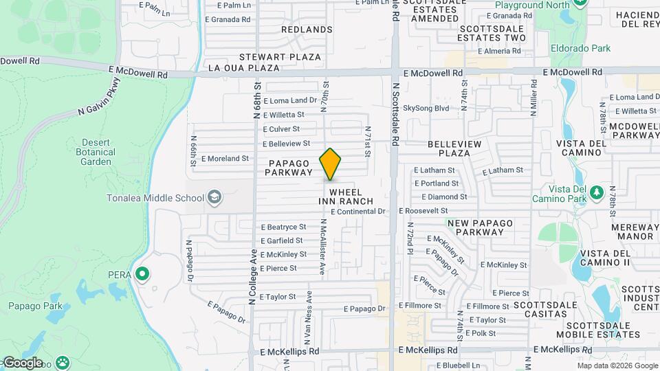 7001 E Portland St Mapa y Detalles de la Ubicación