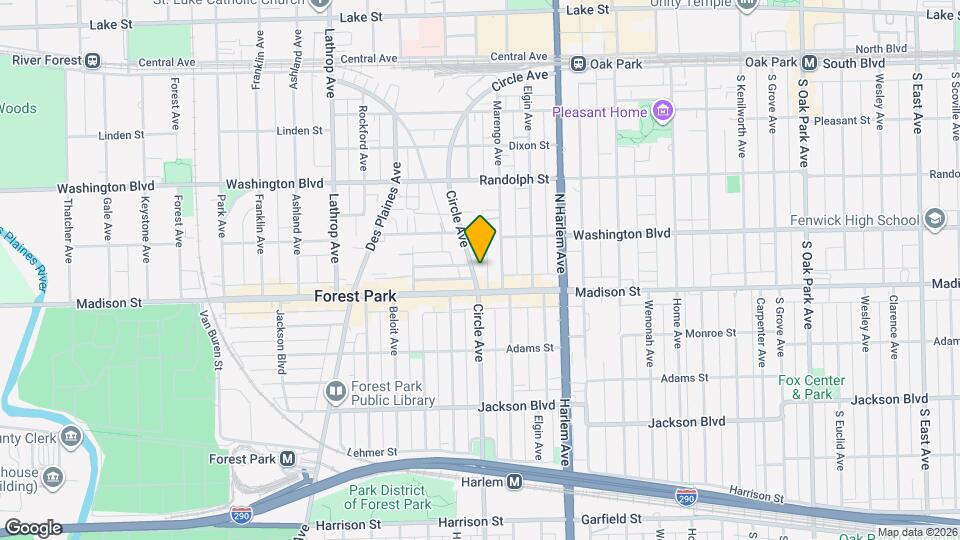 336 Circle Ave, Unit Casa Circle Map and Location Details