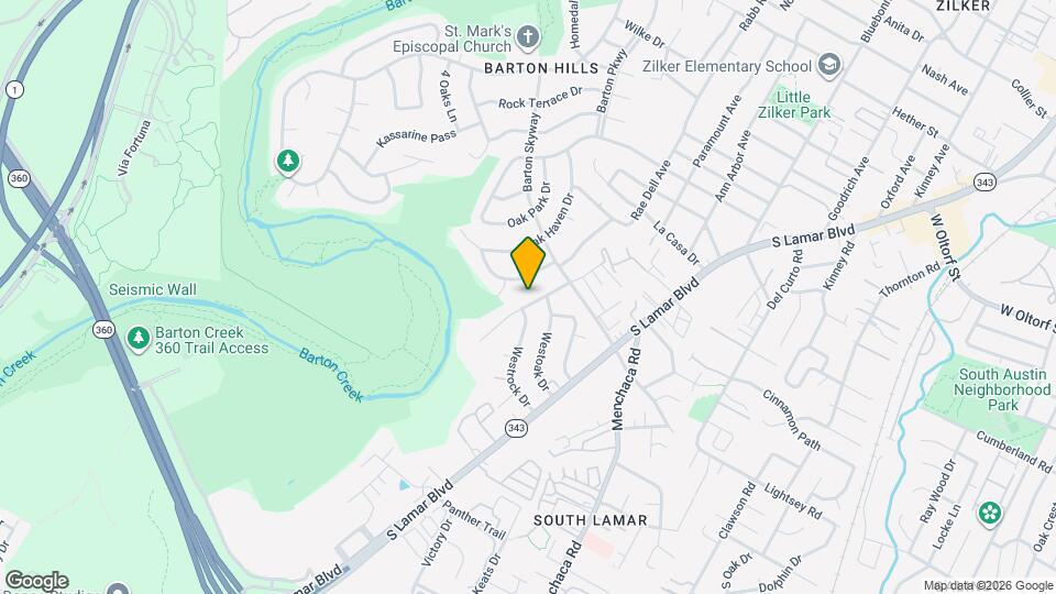 3204 Westhill Dr Map and Location Details