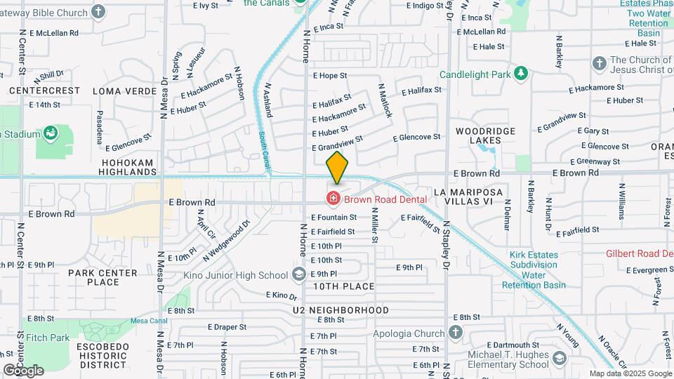 860 E Brown Rd Map and Location Details