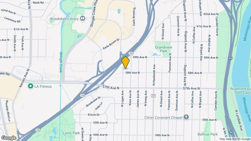 5800 Logan Ave N Map and Location Details