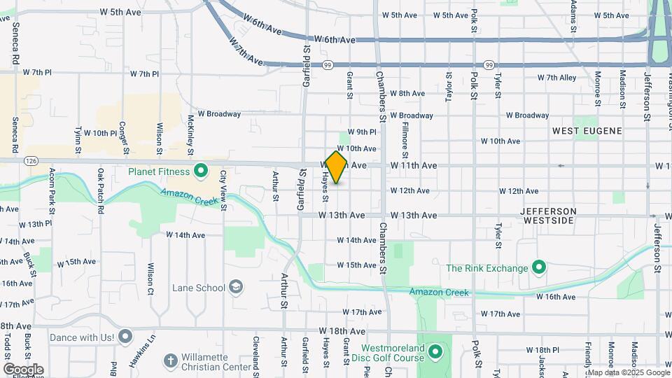 1859 W 12th Ave Map and Location Details