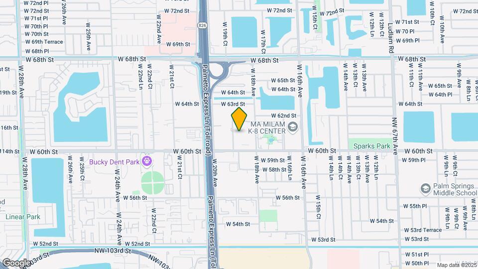 6095 W 19th Ave Map and Location Details
