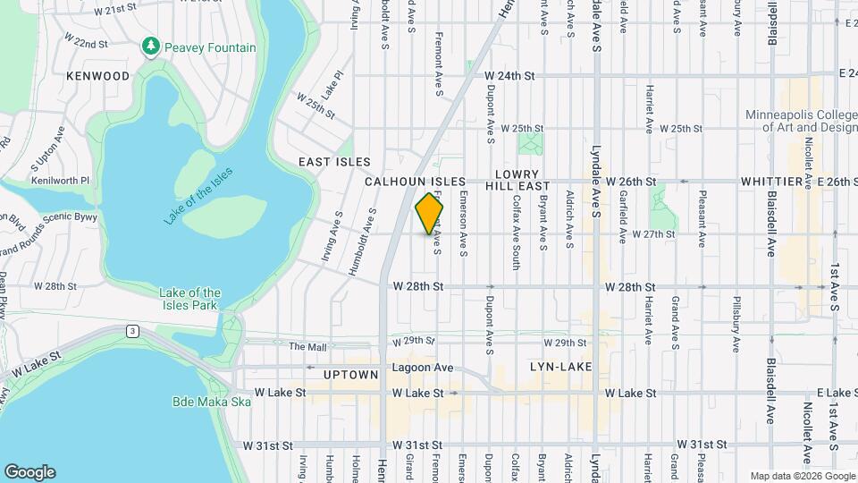 2706 Fremont Ave S Map and Location Details