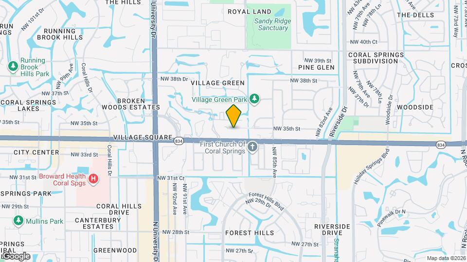 8718 NW 35th St Map and Location Details