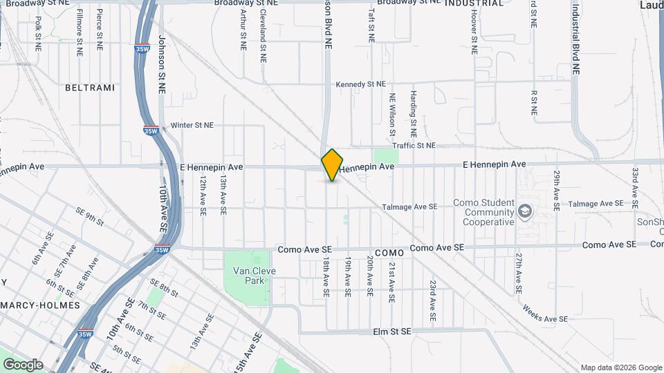 1092 18th Ave SE Map and Location Details