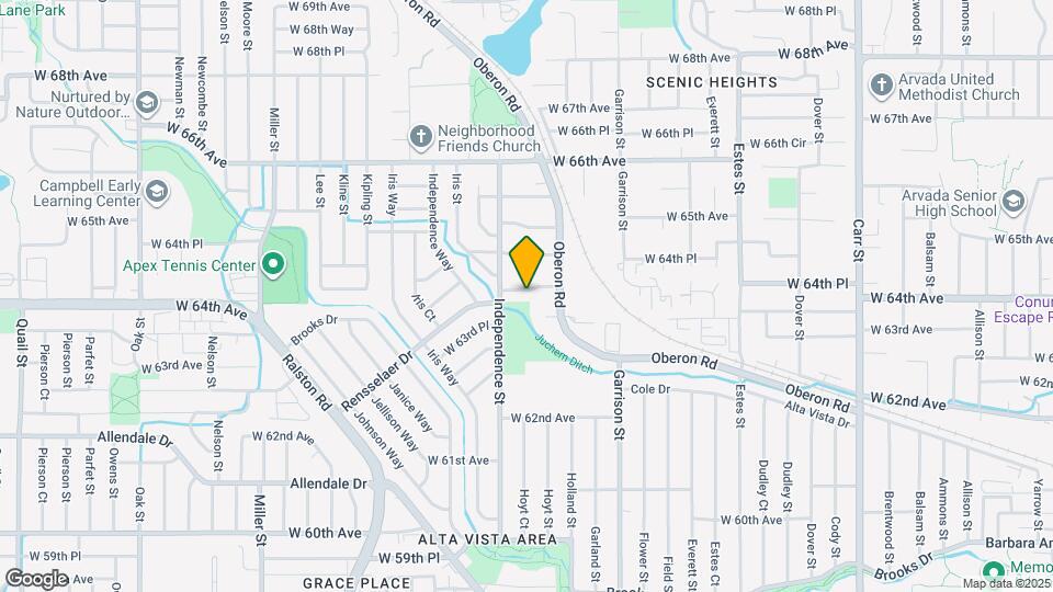 9524 W 64th Ave Map and Location Details