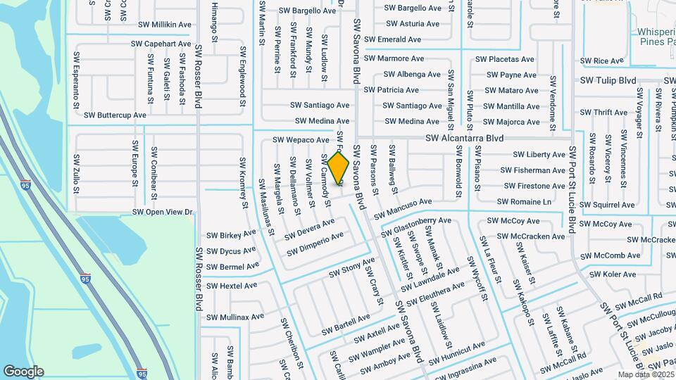 3686 SW Foremost Dr Map and Location Details