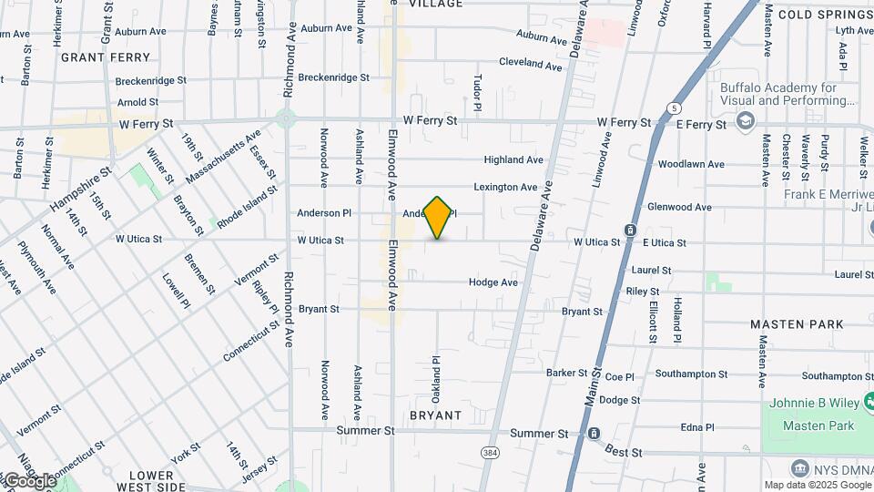 230 W Utica St, Unit 2 Map and Location Details