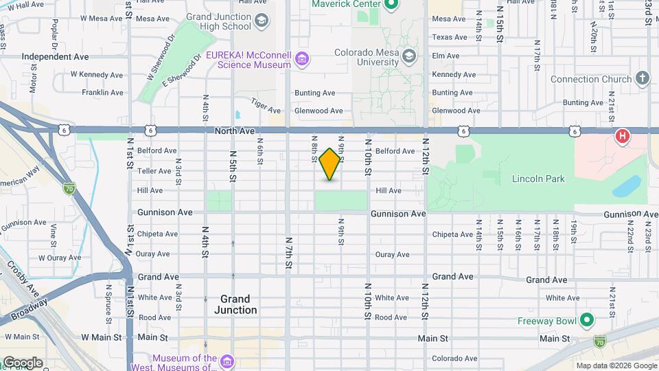 840 Hill Ave Map and Location Details
