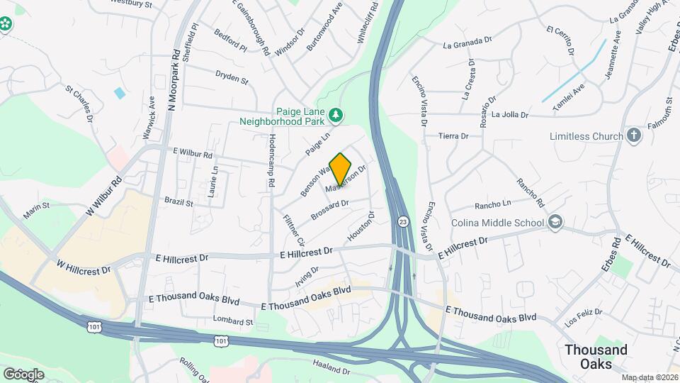 748 Masterson Dr Map and Location Details