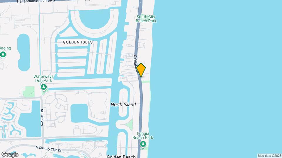 3174 S Ocean Dr Map and Location Details