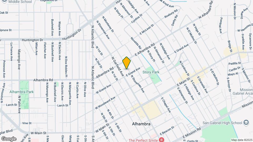 415 N Stoneman Ave Map and Location Details