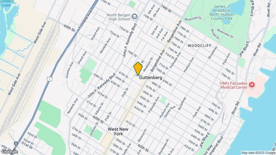 6717 Madison St Map and Location Details