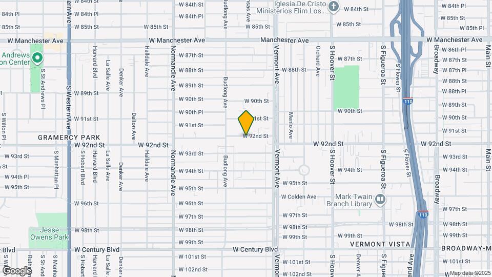 1112 W 92nd St Map and Location Details