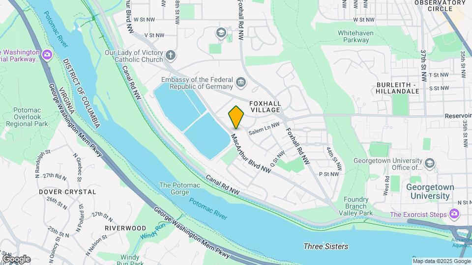 4611 MacArthur Blvd NW Map and Location Details