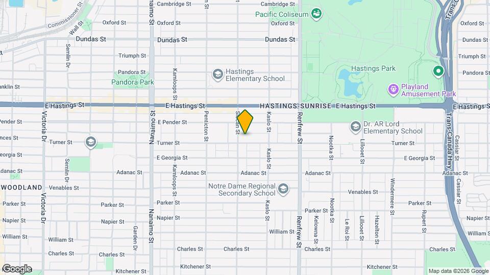 2723 Turner St Map and Location Details