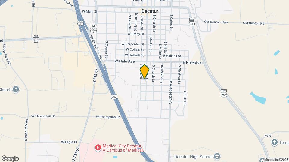 1300 S Trinity St Map and Location Details