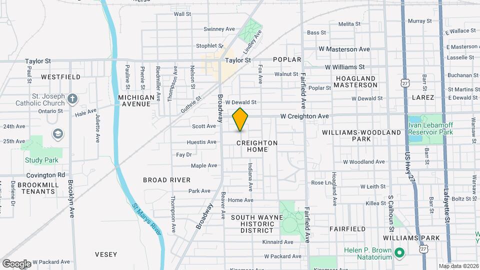 2406 Miner St Mapa y Detalles de la Ubicación