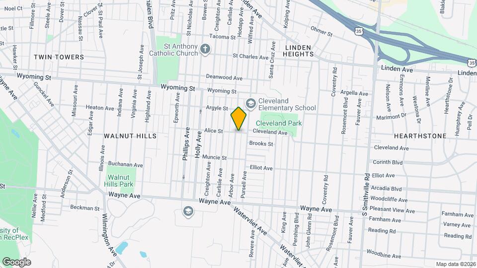 2306 Alice St Map and Location Details