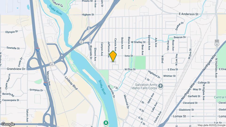 947 Cassia Ave Map and Location Details