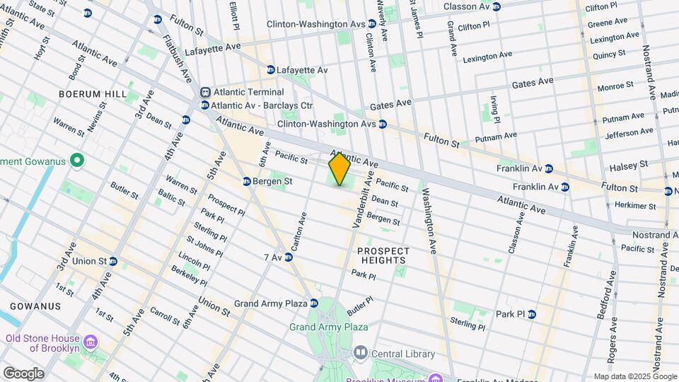 618-626 Dean St Mapa y Detalles de la Ubicación