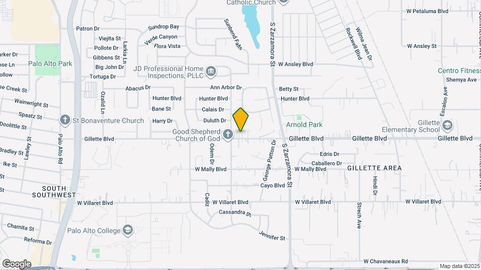 1243 Gillette Blvd Map and Location Details