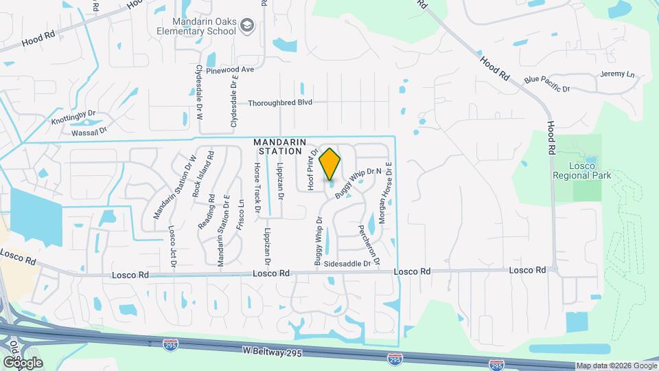 10927 Horse Track Dr E Map and Location Details