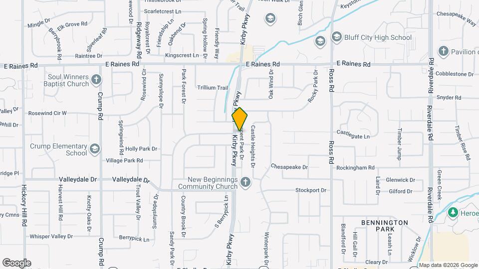 4343 Crescent Park Dr Map and Location Details