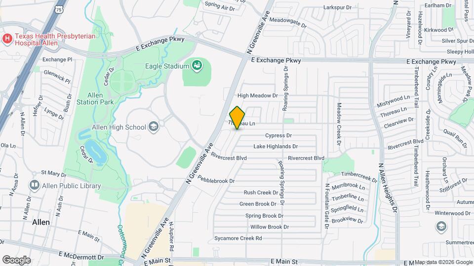 609 Lake Ridge Dr Map and Location Details