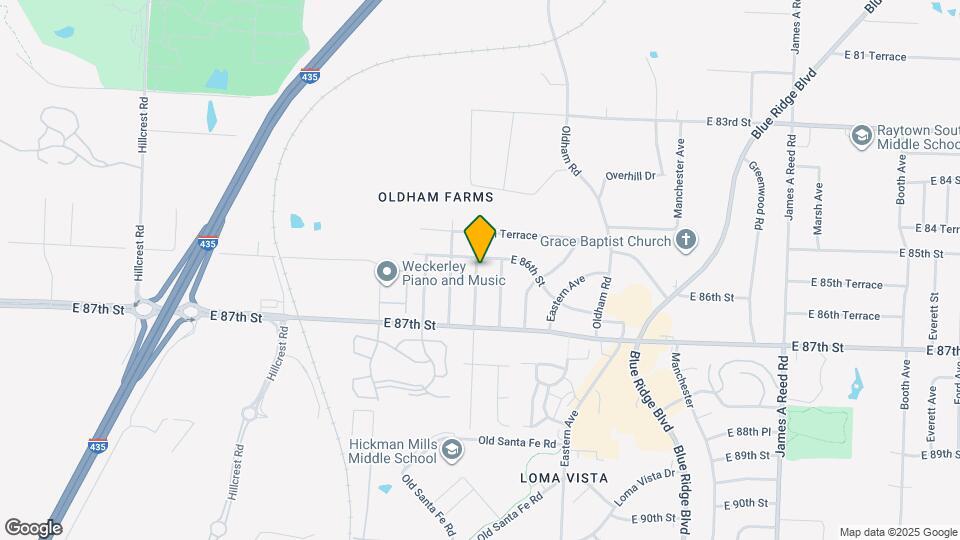 8603 Bristol Ave Map and Location Details