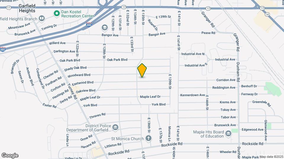 13513 Eastwood Blvd Map and Location Details