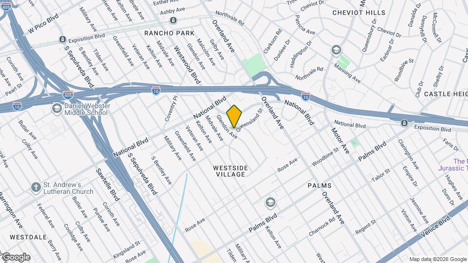 3138 Glendon Ave Mapa y Detalles de la Ubicación