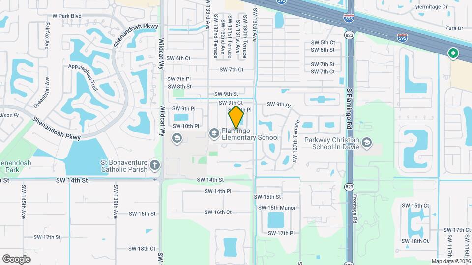13070 SW 11th St Map and Location Details