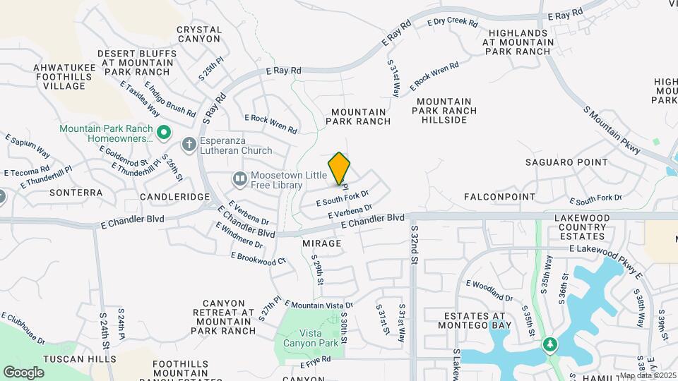 3013 E Bighorn Ave Map and Location Details