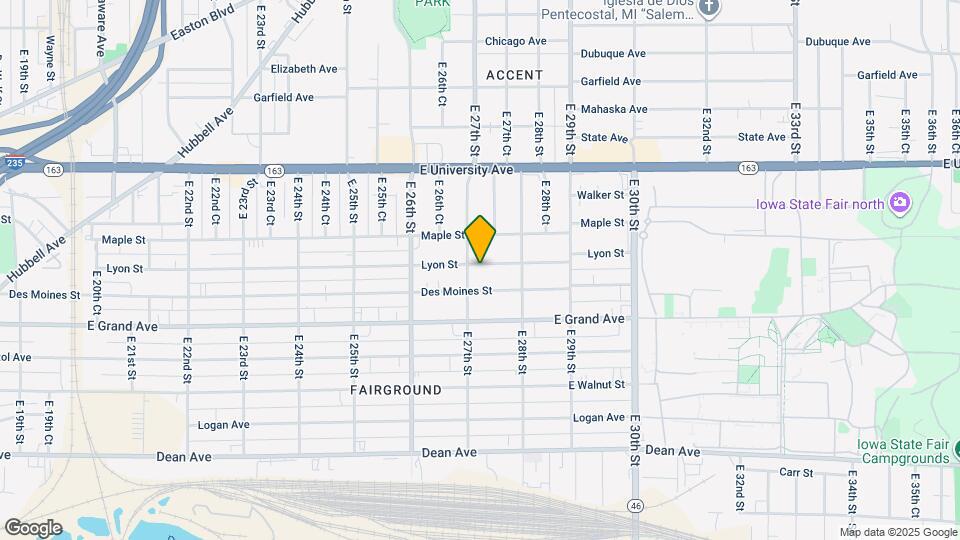 2709 Lyon St Mapa y Detalles de la Ubicación