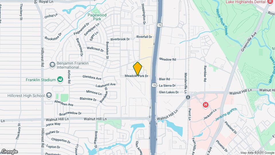 7810 Meadow Park Dr Mapa y Detalles de la Ubicación