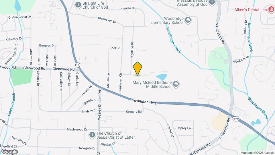 4433 Highland Rd Map and Location Details