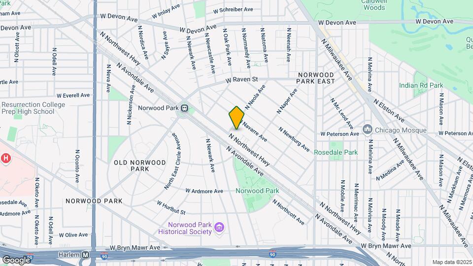 5991 N Northwest Hwy Map and Location Details