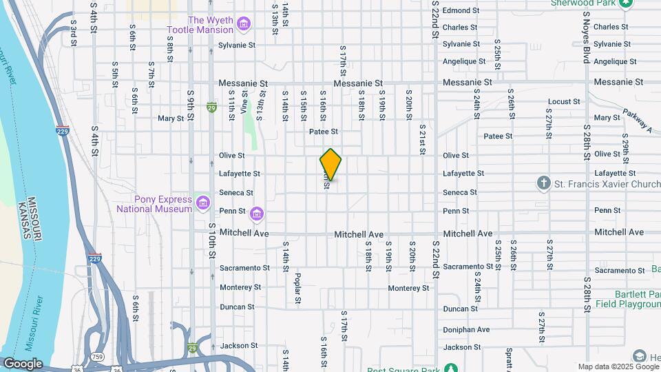 1015 S 16th St Map and Location Details