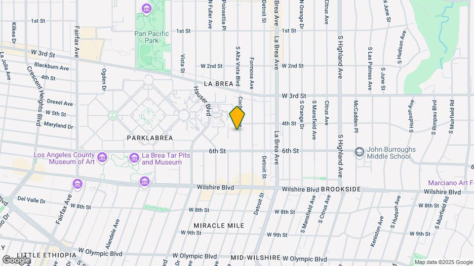 421 S Cochran Ave Map and Location Details