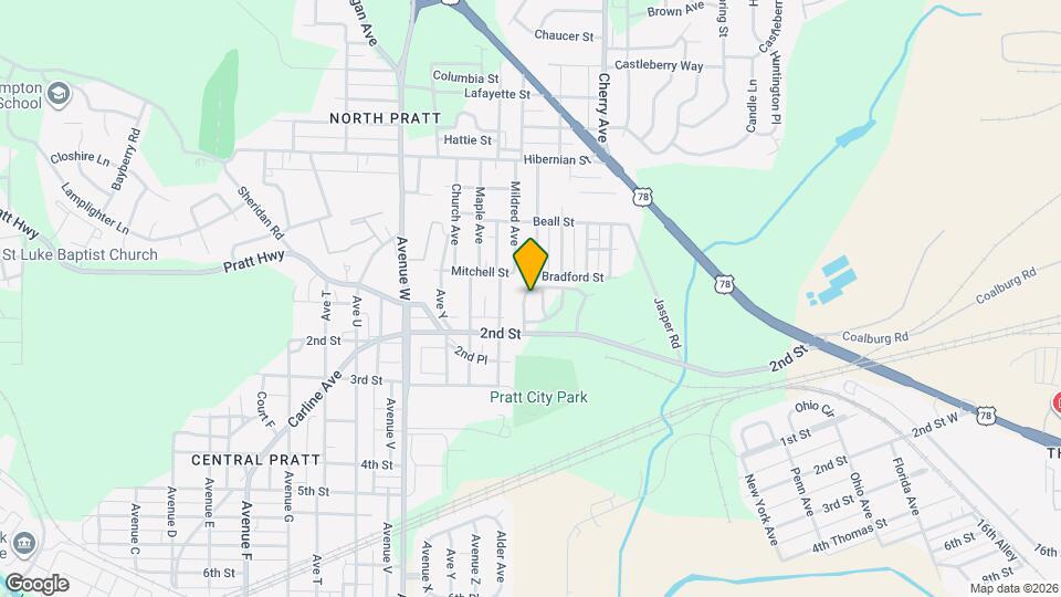 1411 Magnolia Dr Map and Location Details