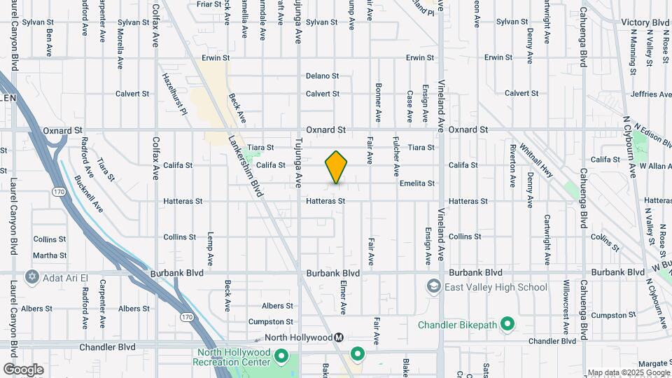 11300 Emelita St Map and Location Details