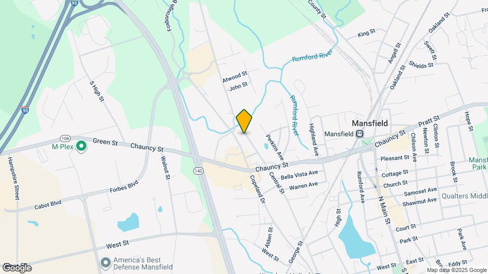 284 Central St Map and Location Details