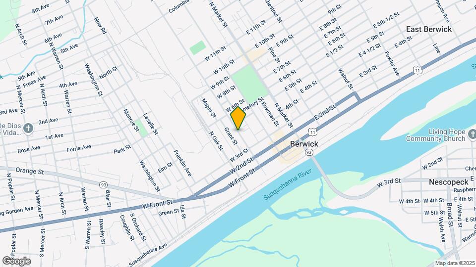 331 N Vine St, Unit B Map and Location Details