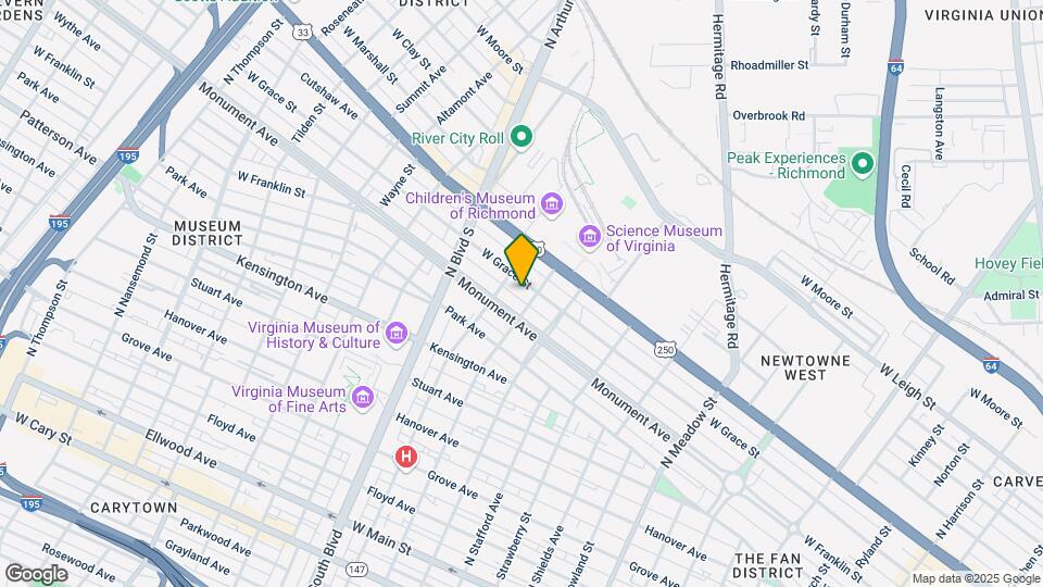 2611 W Grace St, Unit 2 Mapa y Detalles de la Ubicación