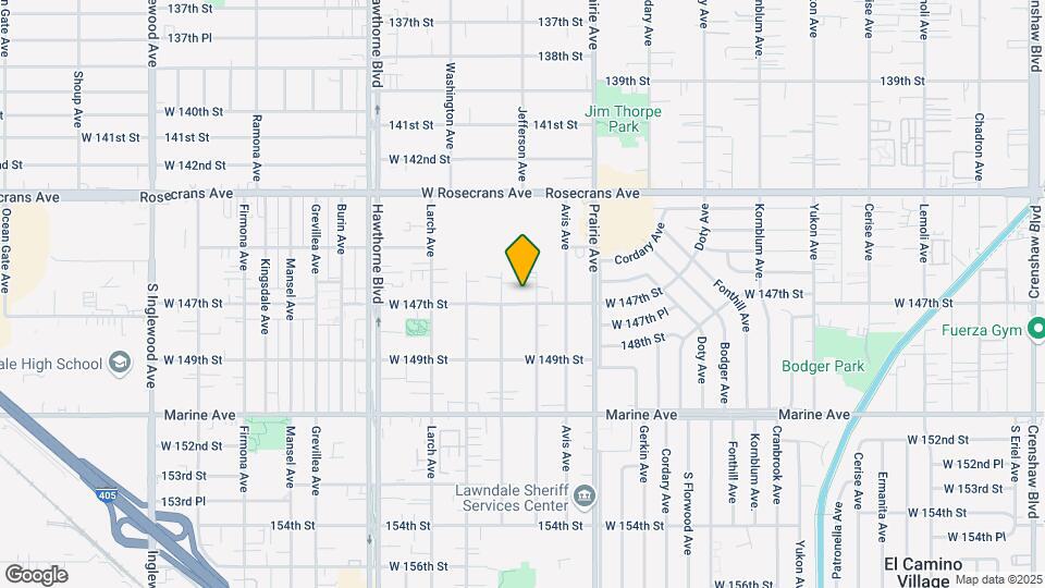 4111 W 147th St Map and Location Details