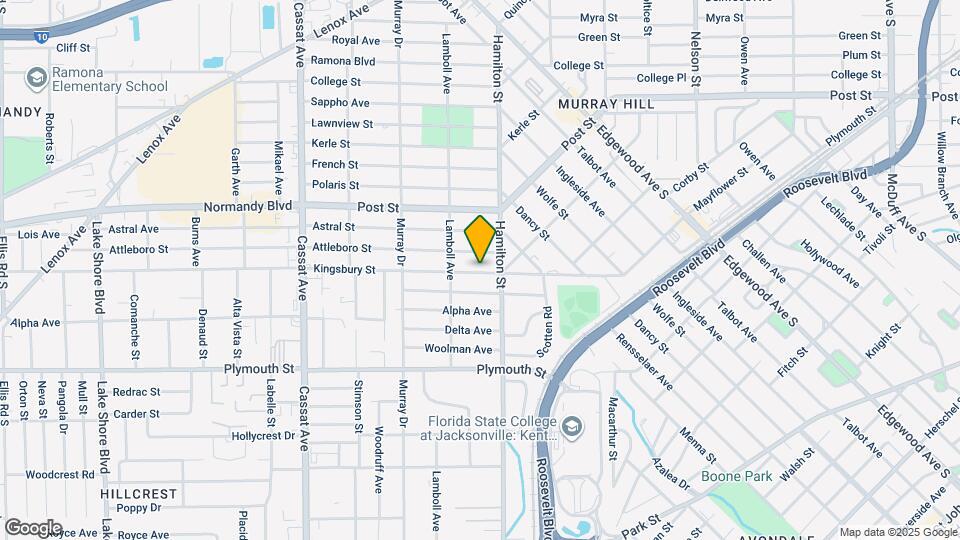 4522 Kingsbury St Map and Location Details