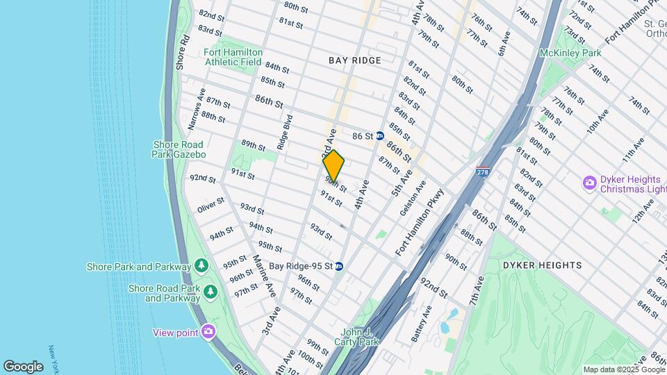 332 90th St Map and Location Details